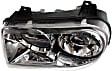 2005 Chrysler 300 C - Driver and Passenger Side Halogen Headlight, With bulb(s), For Models Without Protection and Luxury Group Package, OE Replacement