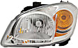 Driver and Passenger Side Halogen Headlight, With bulb(s), OE Replacement