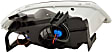 Driver and Passenger Side Halogen Headlight, With bulb(s), OE Replacement