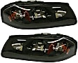 Driver and Passenger Side Halogen Headlight, With bulb(s), OE Replacement