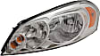 Driver and Passenger Side Halogen Headlight, With bulb(s), OE Replacement