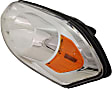 Driver and Passenger Side Halogen Headlight, With bulb(s), OE Replacement
