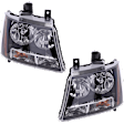 2012 Chevrolet Tahoe - Driver and Passenger Side Halogen Headlight, With bulb(s), OE Replacement