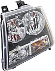2012 Chevrolet Tahoe - Driver and Passenger Side Halogen Headlight, With bulb(s), OE Replacement