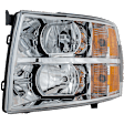 Driver and Passenger Side Halogen Headlight, With bulb(s), OE Replacement