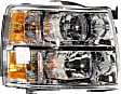 2013 Chevrolet Silverado 1500 - Driver and Passenger Side Halogen Headlight, With bulb(s), OE Replacement, CAPA Certified
