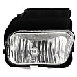 Front, Driver and Passenger Side Fog Lights, Halogen, with Bulb Cover