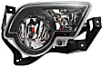 Front, Driver and Passenger Side Fog Lights, With bulb(s), Halogen