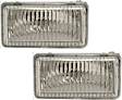 Front, Driver and Passenger Side Fog Lights, With Bulb(s), Halogen, Signal Lamp Mounted
