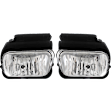Front, Driver and Passenger Side Fog Lights, with Bulb, Halogen, without Bulb Cover, Production Date From January 02 2004