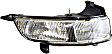 Front, Driver and Passenger Side Fog Lights, With Bulb(s), Halogen, With Corner Light