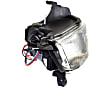 Front, Driver and Passenger Side Fog Lights, With Bulb(s), Halogen, With Corner Light