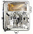 Front, Driver and Passenger Side Fog Lights, With Bulb(s), Halogen, With Turn Signal Light