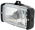 Front, Driver and Passenger Side Fog Lights, With bulb(s), Halogen, Without mounting bracket