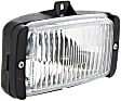 Front, Driver and Passenger Side Fog Lights, With bulb(s), Halogen, Without mounting bracket