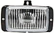 Front, Driver and Passenger Side Fog Lights, With bulb(s), Halogen, Without mounting bracket