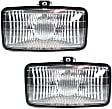 Front, Driver and Passenger Side Fog Lights, With Bulb(s), Halogen