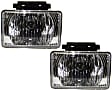 Front, Driver and Passenger Side Fog Lights, With Bulb(s), Halogen