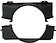 Upper and Lower Fan Shrouds, 8 Cyl., 4.8/5.3/6.0L, Fits Radiator with 34-inch Core Width