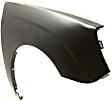 Front, Driver and Passenger Side Fenders, Without turn signal light hole
