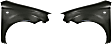 Front, Driver and Passenger Side Fenders, With turn signal light hole