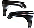 Front, Driver and Passenger Side Fenders