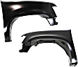 Front, Driver and Passenger Side Fenders, CAPA CERTIFIED
