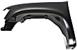 Front, Driver and Passenger Side Fenders, CAPA CERTIFIED