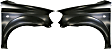 Front, Driver and Passenger Side Fenders, With turn signal light hole