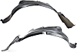Front, Driver and Passenger Side, Fender Liner
