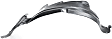 Front, Driver and Passenger Side, Fender Liner