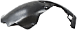 Front, Driver and Passenger Side, Rear Section, Fender Liner