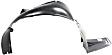 Front, Driver and Passenger Side, Fender Liner