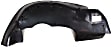 2004-2008 Chevrolet Colorado - Front, Driver and Passenger Side, Inner Section, Fender Liner