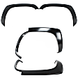 2003 Chevrolet Tahoe - Front and Rear, Driver and Passenger Side, Fender Flares, Front - Textured Black, Rear - Primed