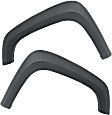 Front, Driver and Passenger Side Fender Flares, Textured Gray, For Models with Off-Road Package