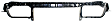 Radiator Support Upper Tie Bar and Lower Crossmember