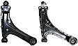 Front, Driver and Passenger Side, Lower Control Arms, With Ball Joints