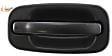 Front and Rear, Driver and Passenger Side Exterior Door Handles, Textured Black, Front - with Key Hole, Rear - without Key Hole
