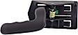 Front, Driver and Passenger Side Interior Door Handles, Textured Black, without Door Lock Hole, 4-Door, Sport Utility