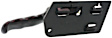Front, Driver and Passenger Side Interior Door Handles, Textured Black, without Door Lock Hole, 4-Door, Sport Utility