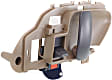Front or Rear, Driver and Passenger Side Interior Door Handles, Beige bezel with primed lever, With door lock button