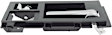 1991 Chevrolet S10 - Front, Driver and Passenger Side Chrome lever Interior Door Handle, With Door Lock Button