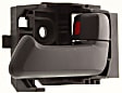 2004-2012 Chevrolet Colorado - Front, Driver and Passenger Side Interior Door Handles, Textured Black, With door lock button