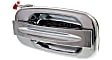 Front and Rear, Driver and Passenger Side Exterior Door Handles, Chrome, Front Driver and Passenger Side - With Key Hole; Rear Driver and Passenger Side - Without Key Hole