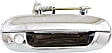 Front, Driver and Passenger Side Chrome Exterior Door Handle, With Key Hole, Sport Utility