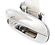 Front, Driver and Passenger Side Chrome Exterior Door Handle, With Key Hole, Sport Utility