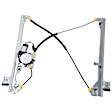 Front, Driver and Passenger Side Power Window Regulator, With Motor
