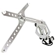 Front, Driver and Passenger Side Power Window Regulator, With Motor