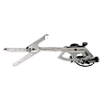 Front, Driver and Passenger Side Power Window Regulator, With Motor
